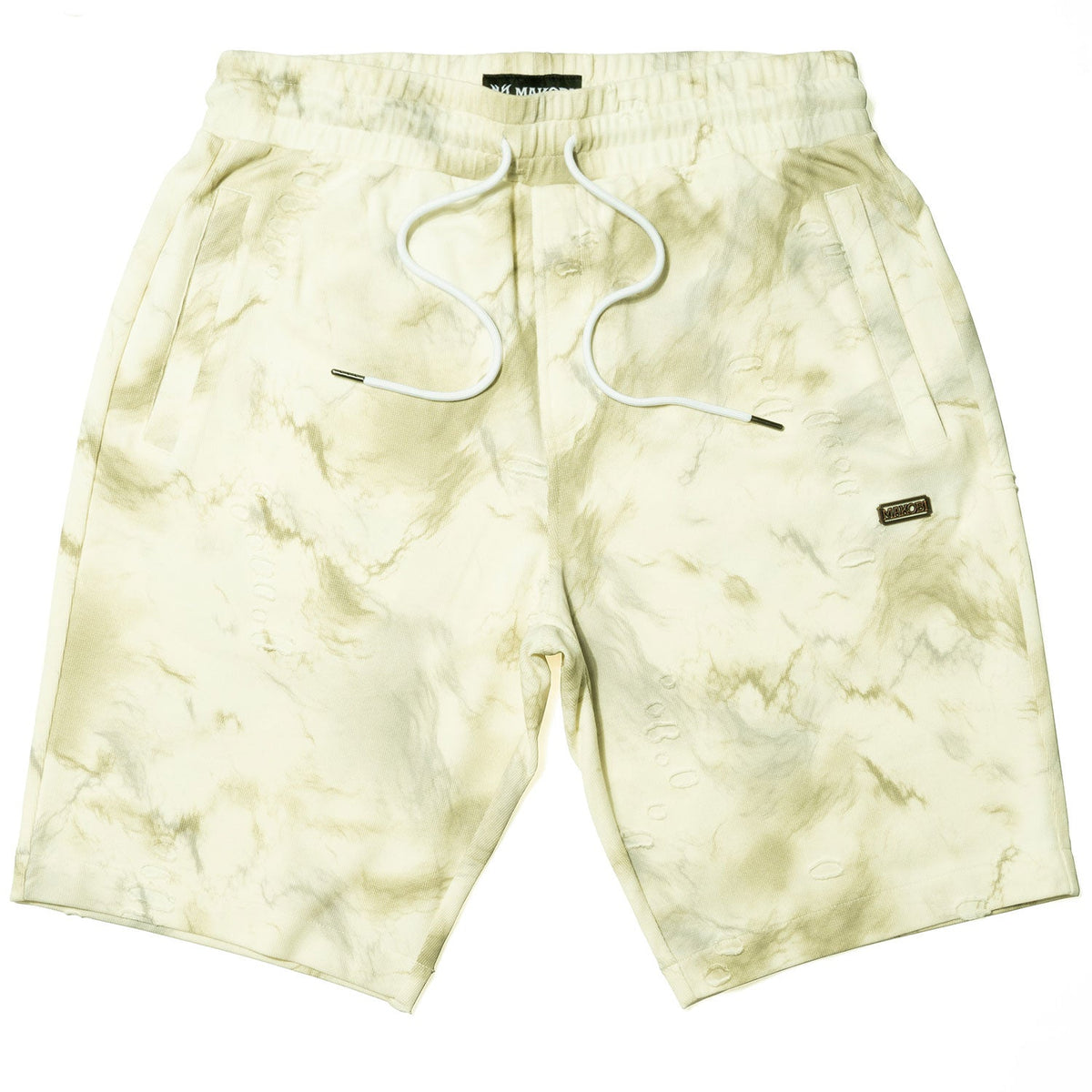 M456 Amato Short Set - Natural Outfit Sets Makobi Jeans USA