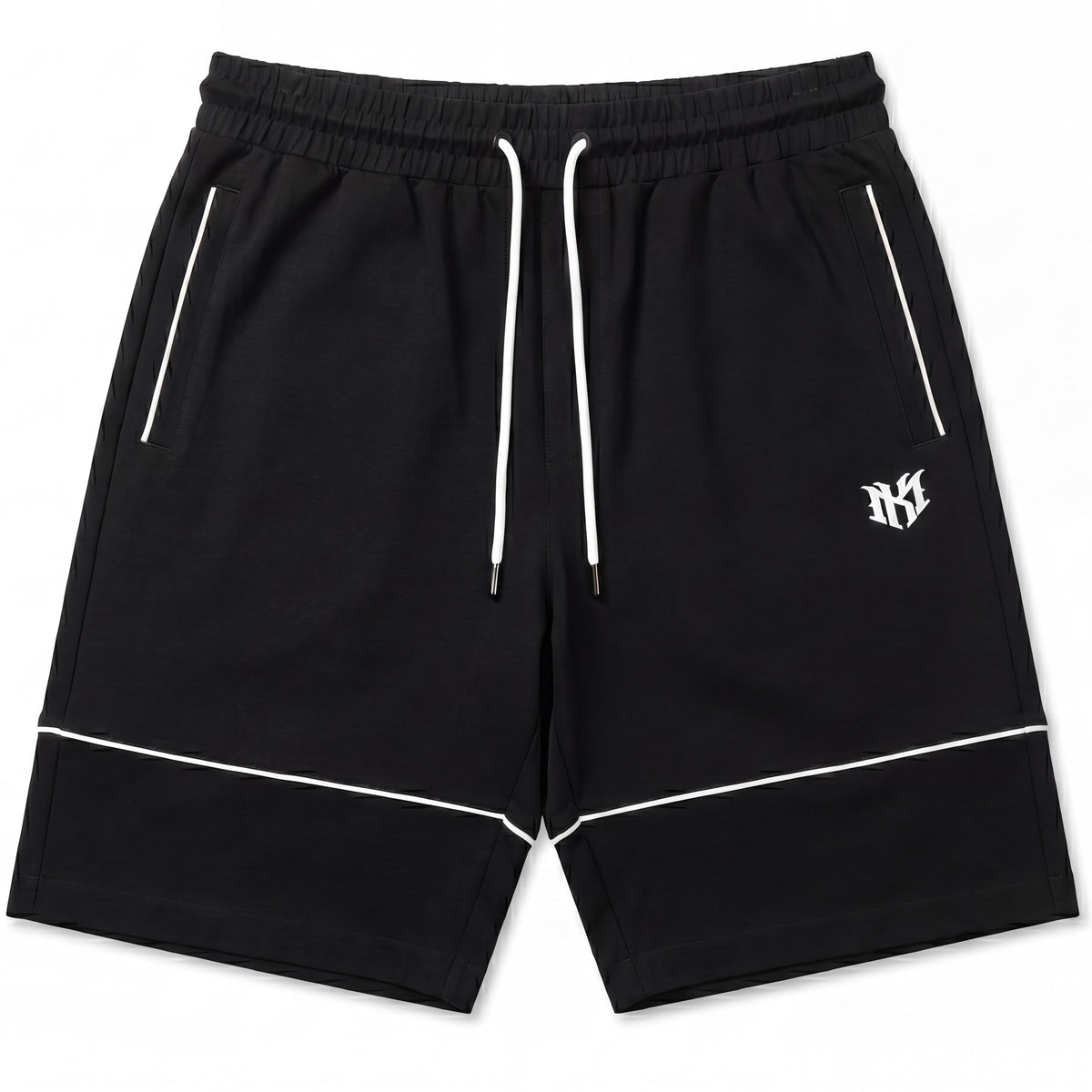 M659 Live Life Shorts - Black Shorts Makobi Jeans USA