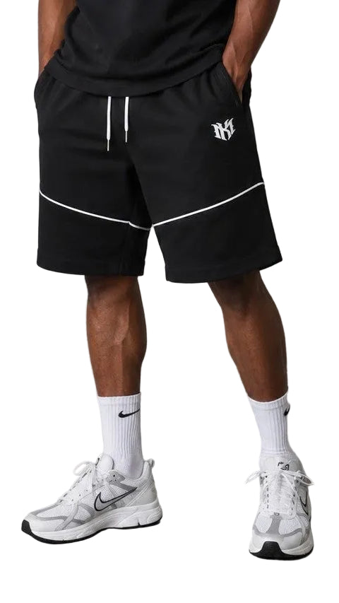 M659 Live Life Shorts - Black Shorts Makobi Jeans USA