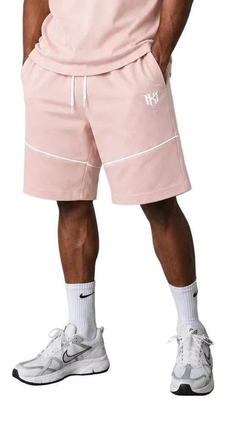 M659 Live Life Shorts - Pink Shorts Makobi Jeans USA