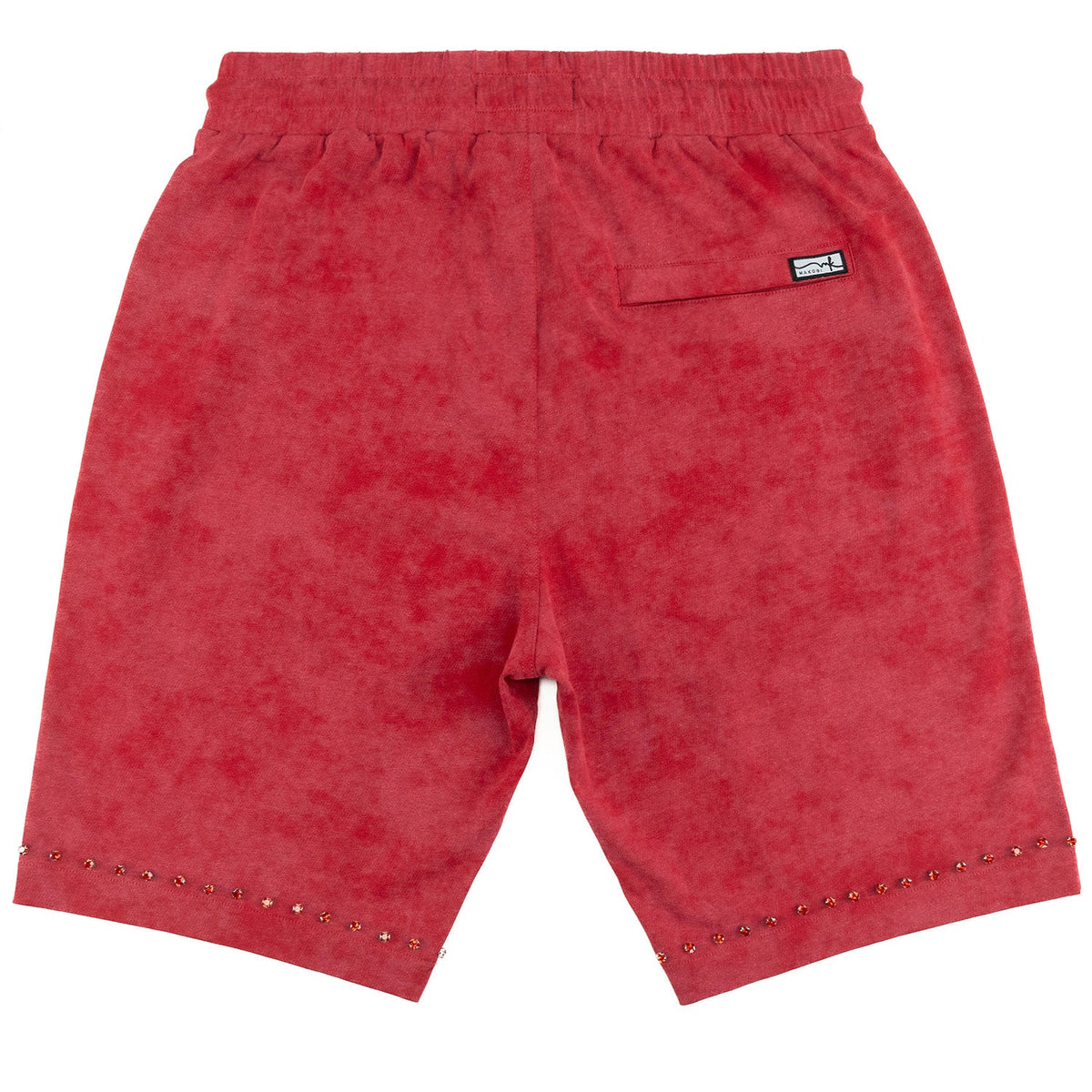 M683 Prada Shorts - Red Shorts Makobi Jeans USA