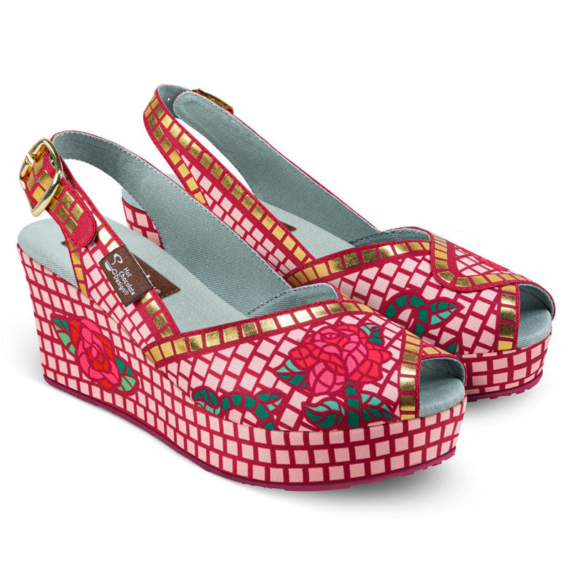 TEEK - Chocolaticas® Mosaic Garden Sandals SHOES TEEK HCD 35 HCD/ 5 US/ 9.05"