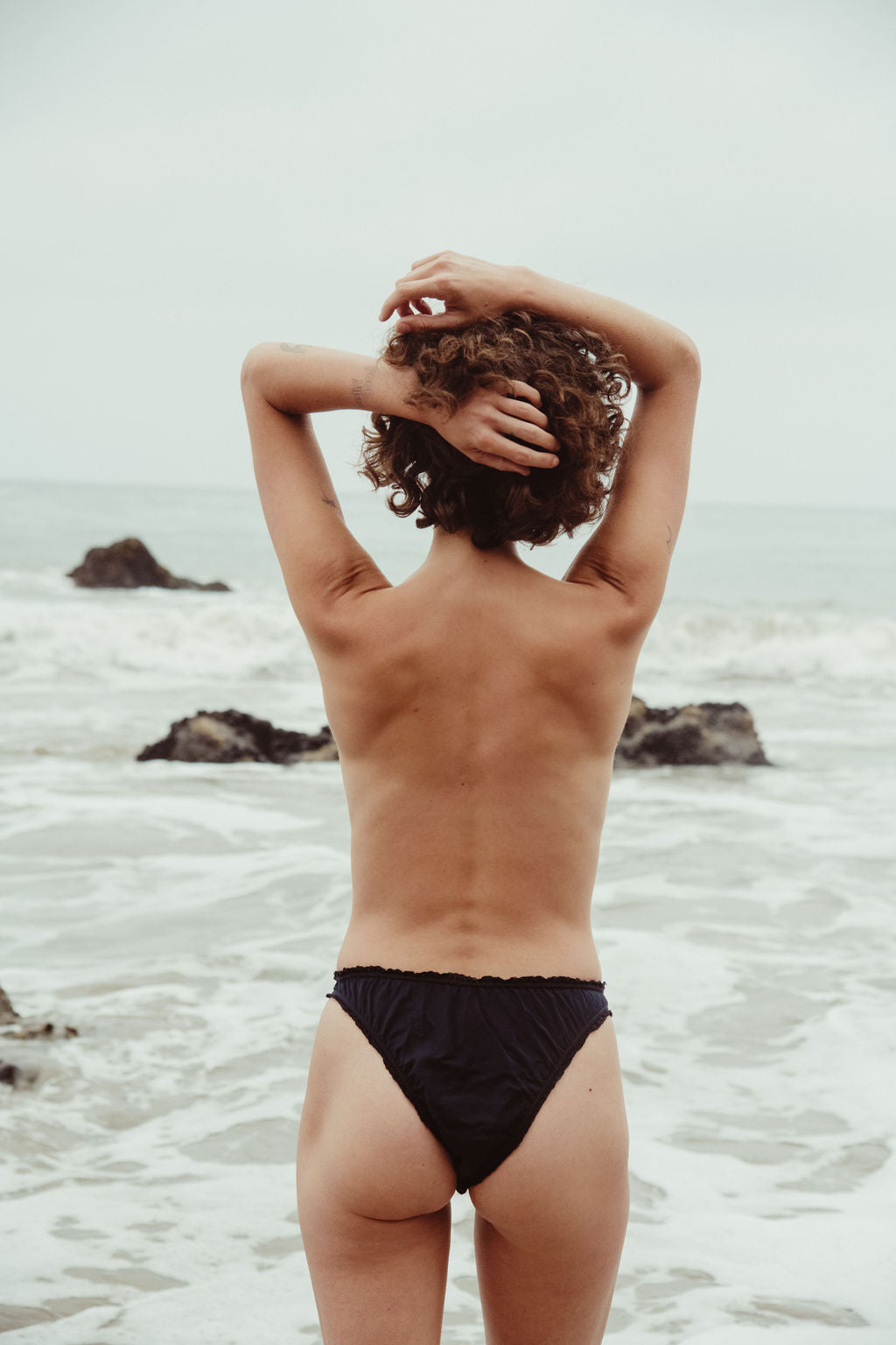 TEEK - Black Frilly Panties UNDERWEAR TEEK PNM