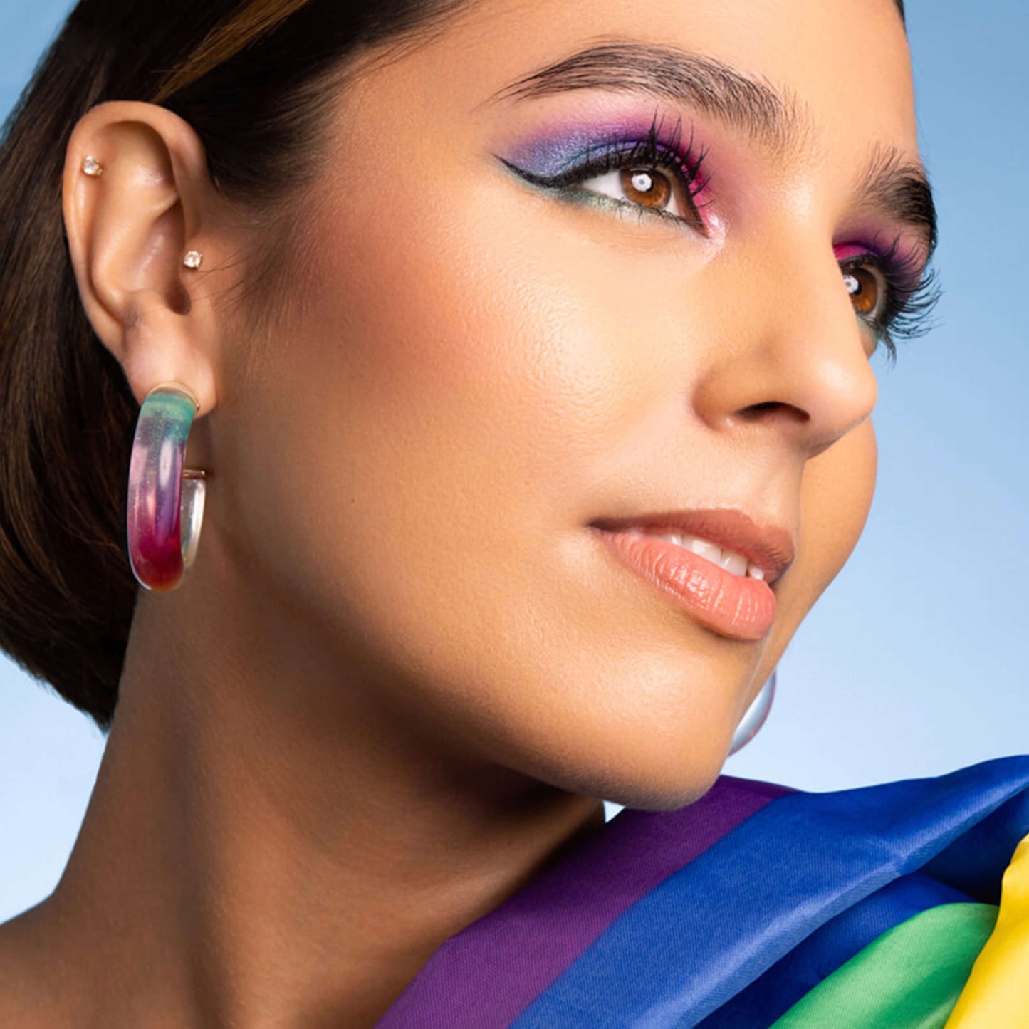 TEEK - Mermaid Lucite Hoops JEWELRY TEEK GNH