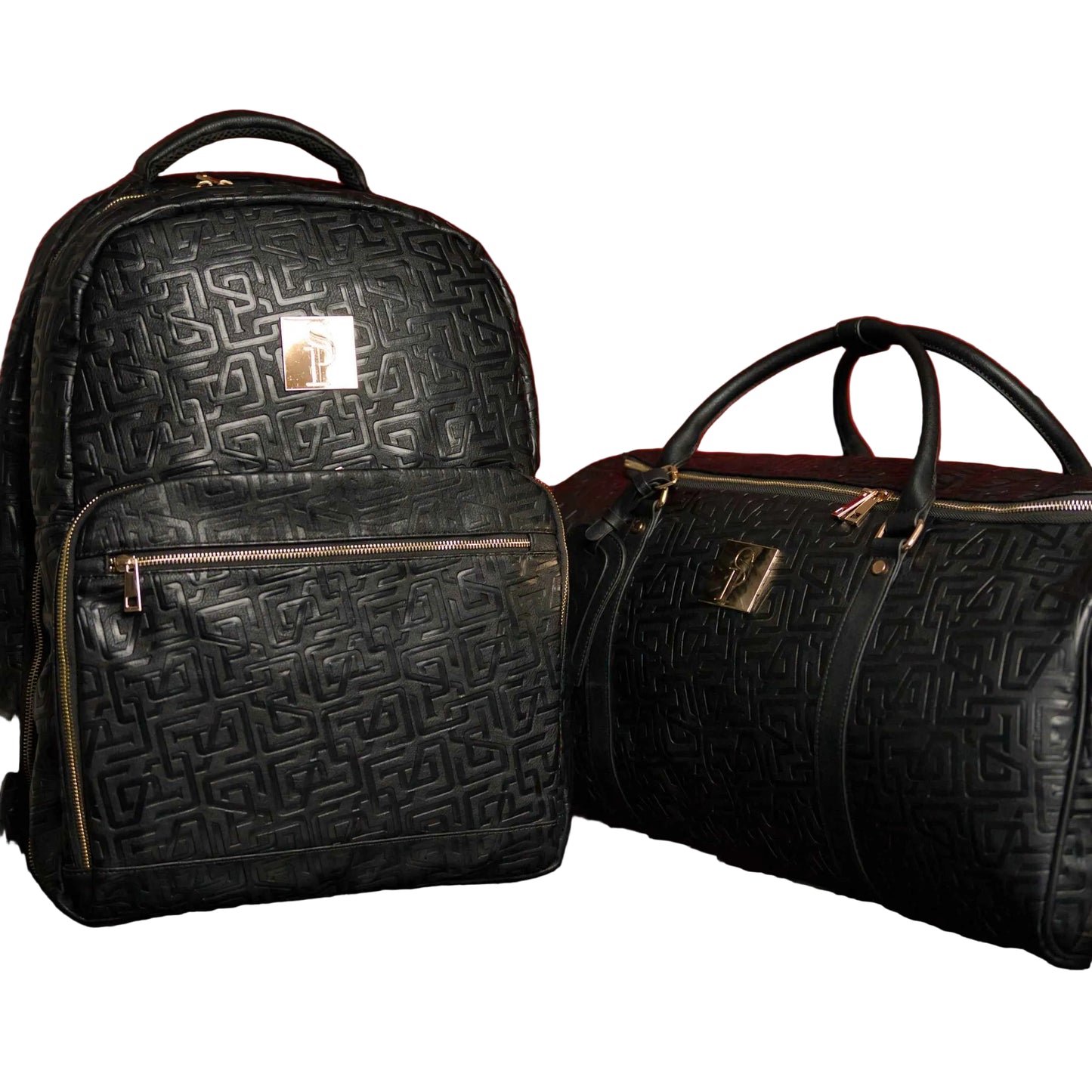 TEEK - Monogram Leather 2 Bag Set (Commuter and Duffle) BAG TEEK SP