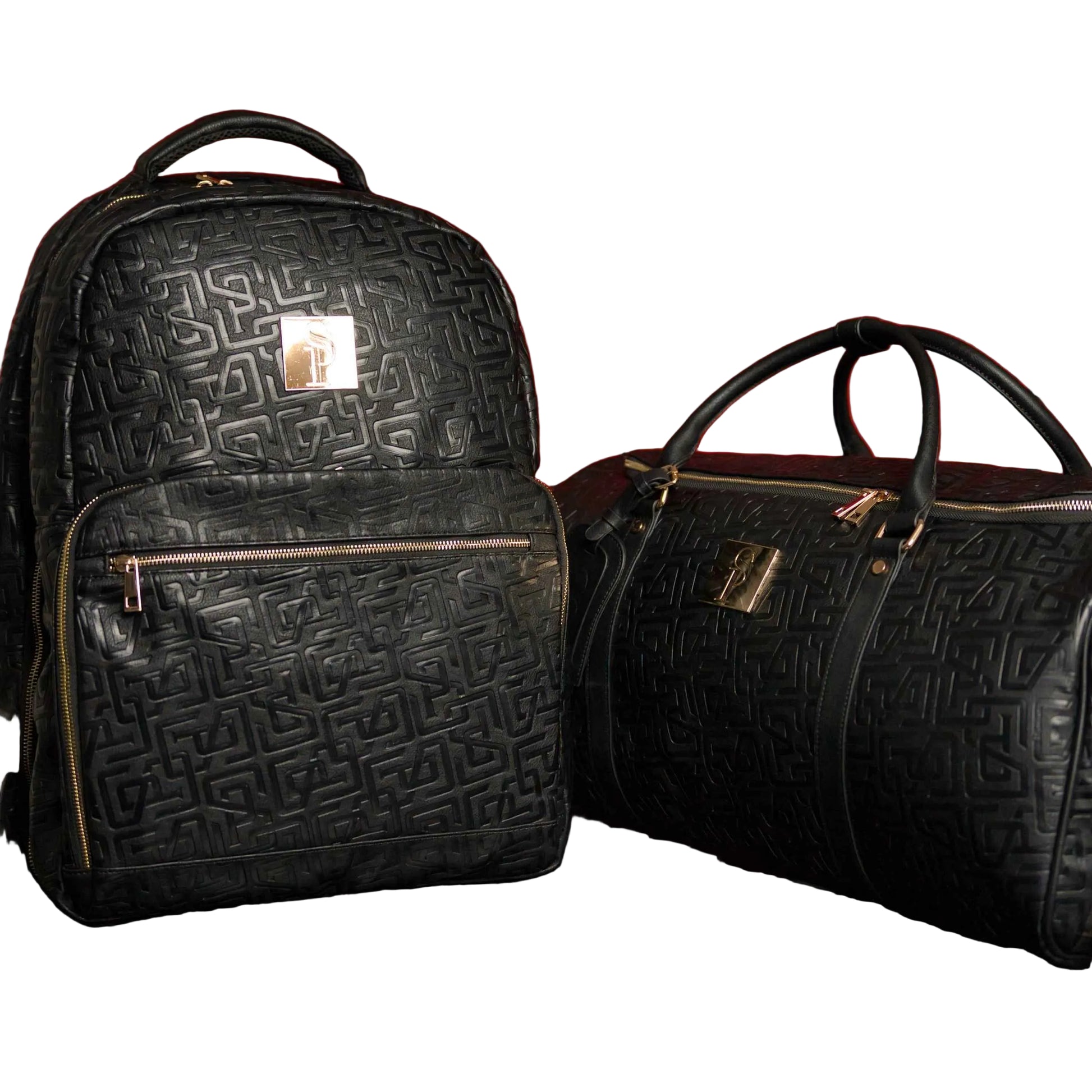 TEEK - Monogram Leather 2 Bag Set (Commuter and Duffle) BAG TEEK SP
