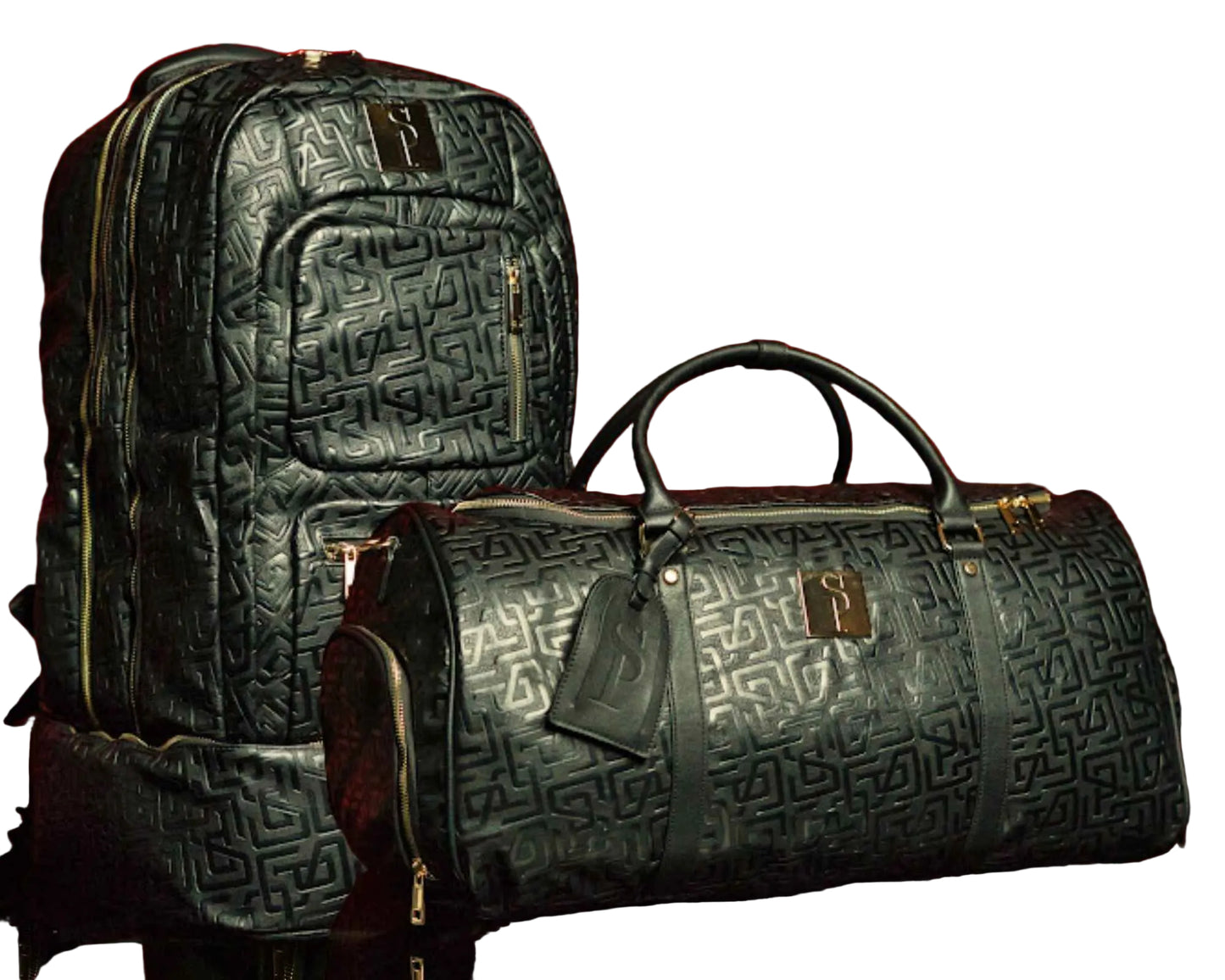 TEEK - Monogram Leather Signature Bag Set (Signature and Duffle) BAG TEEK SP