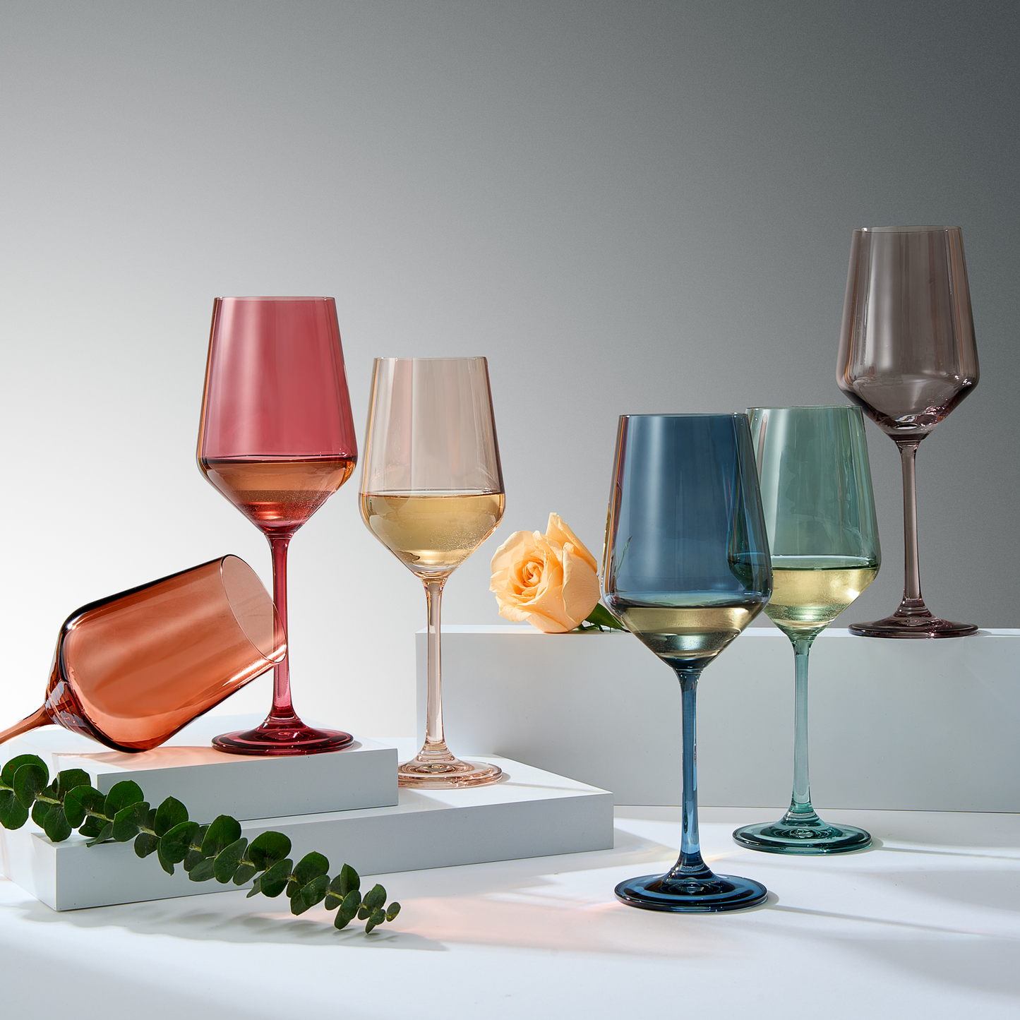 TEEK - Tonal Stemmed Wine Glassware Set HOME DECOR TEEK KS