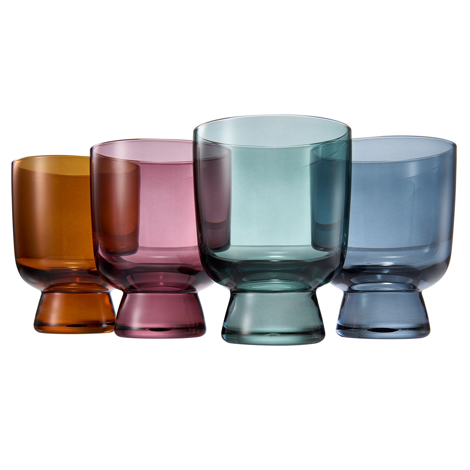 TEEK - Tonal Lowball Cocktail Glassware Set of 4 HOME DECOR TEEK KS