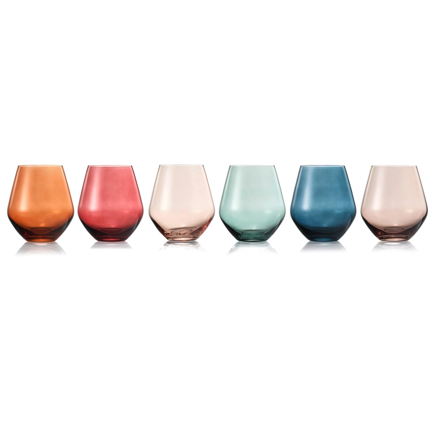 TEEK - Tonal Stemless Wine Glassware Set HOME DECOR TEEK KS