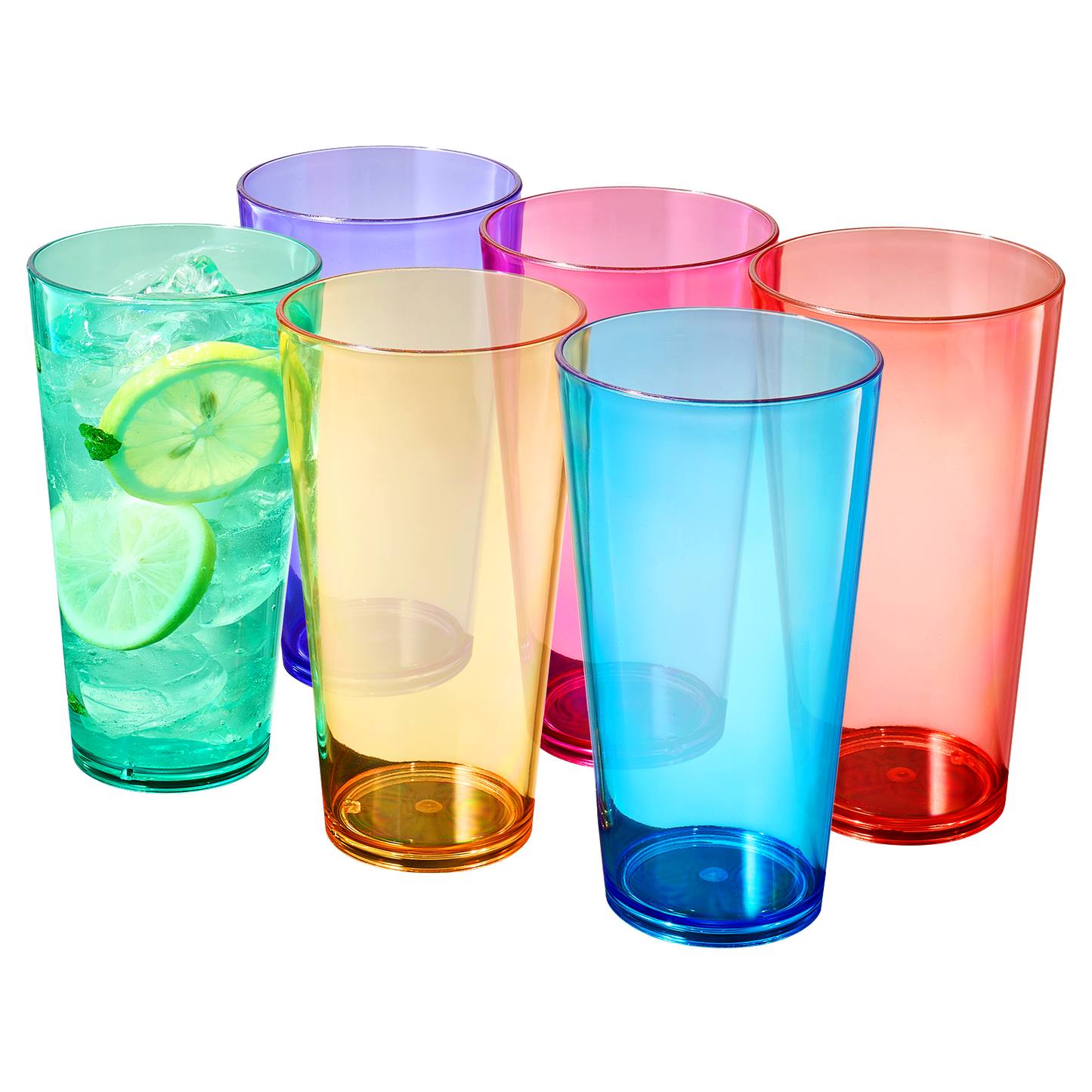 TEEK - Madrid Acrylic Highball Glassware Set of 6 HOME DECOR TEEK KS