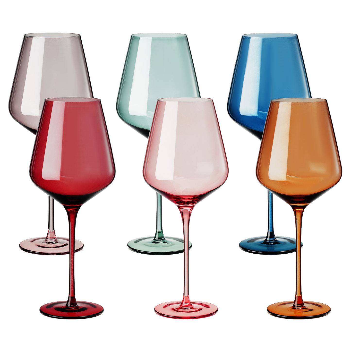 TEEK - Tonal Stemmed Wine Glassware Set HOME DECOR TEEK KS
