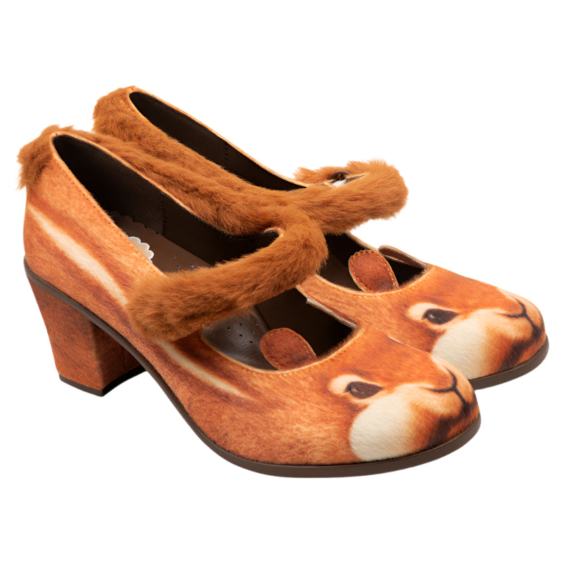 TEEK - Chocolaticas® Mid Heels Nutty Cheeks Mary Jane Pump SHOES TEEK HCD 35 HCD/ 5 US/ 9.3"