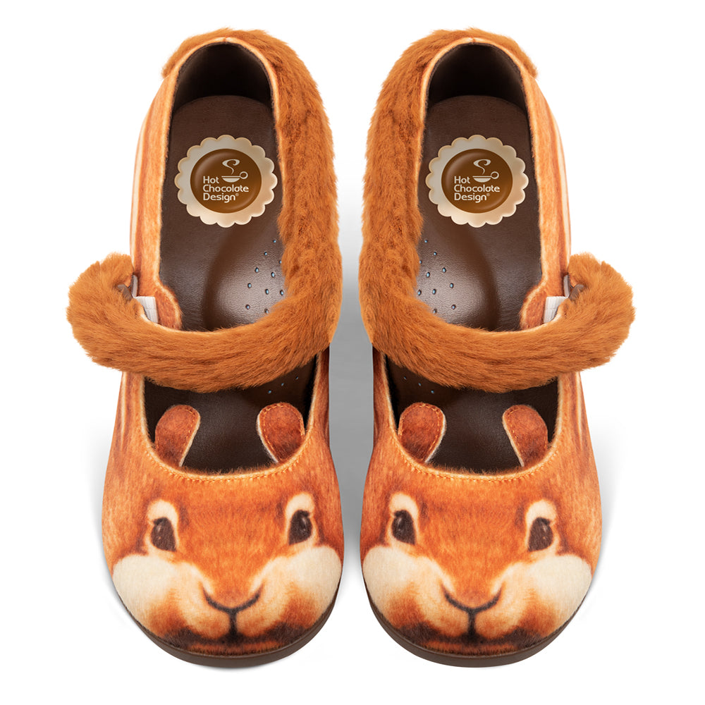 TEEK - Chocolaticas® Mid Heels Nutty Cheeks Mary Jane Pump SHOES TEEK HCD