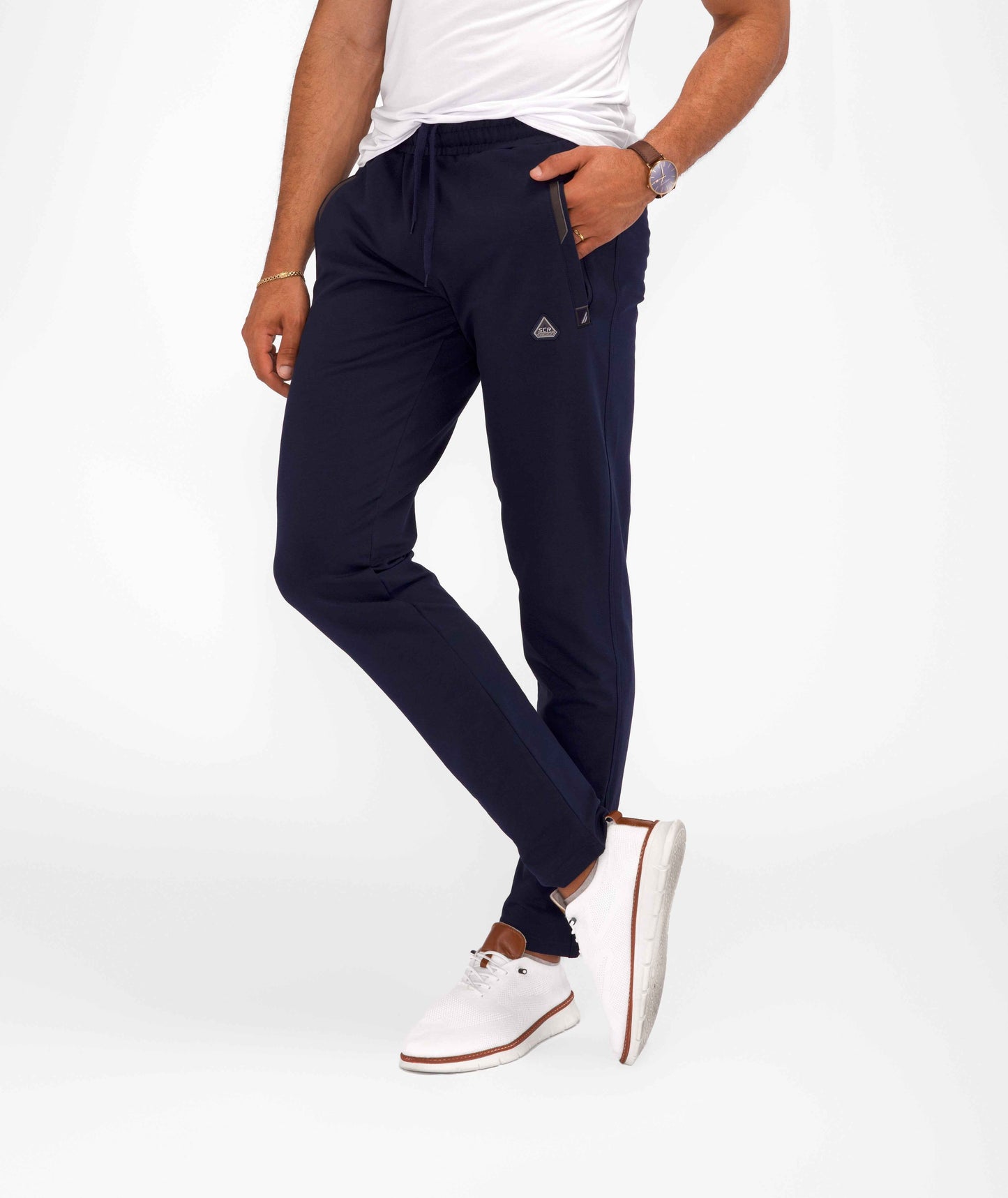 TEEK - All-Day Comfort Athletic Sweatpants - Tapered (Regular Fit) PANTS TEEK SCR Small(26-30"Waist) 30 Navy