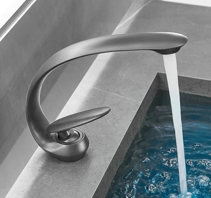 TEEK - Creative Minimalist Copper Bathroom Faucet HOME DECOR theteekdotcom Star Arc Faucet  