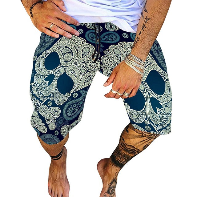 TEEK - Vintage Print Beach Pants PANTS theteekdotcom A2 4XL 