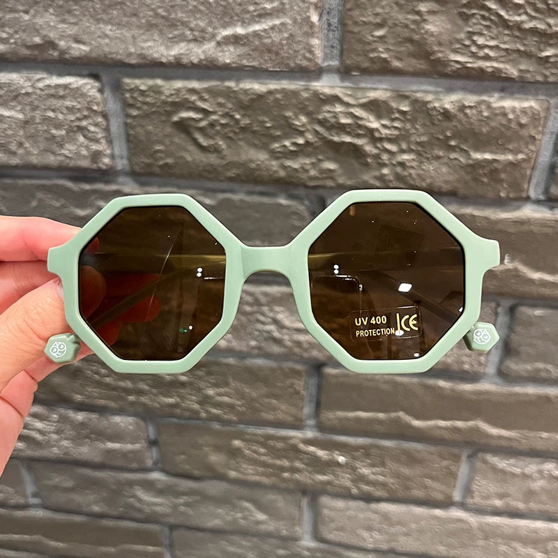 TEEK - Retro Poly Sunglasses EYEGLASSES theteekdotcom Bean Green  