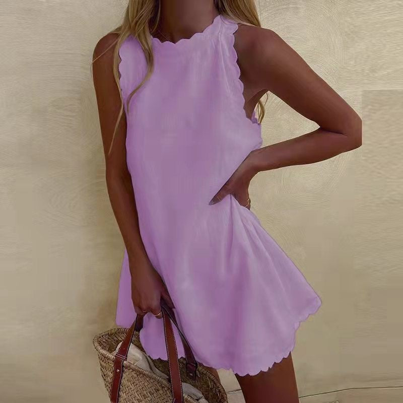 TEEK - Mini Short Summer Dress DRESS theteekdotcom Light Purple S 