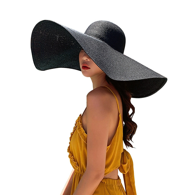 TEEK - Oversized Seaside Summer Brim Straw Hat HAT theteekdotcom   