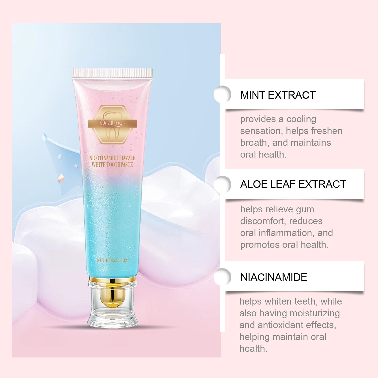 TEEK - Niacinamide Whitening Toothpaste SKINCARE theteekdotcom