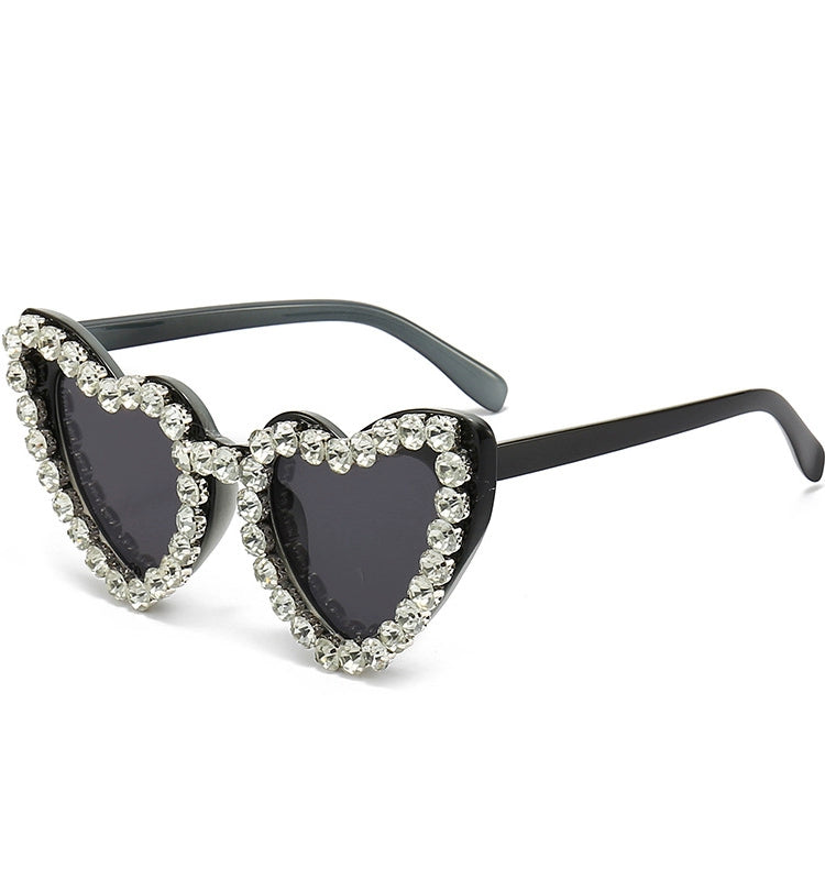 TEEK - Black Heart Sunglasses EYEGLASSES theteekdotcom   