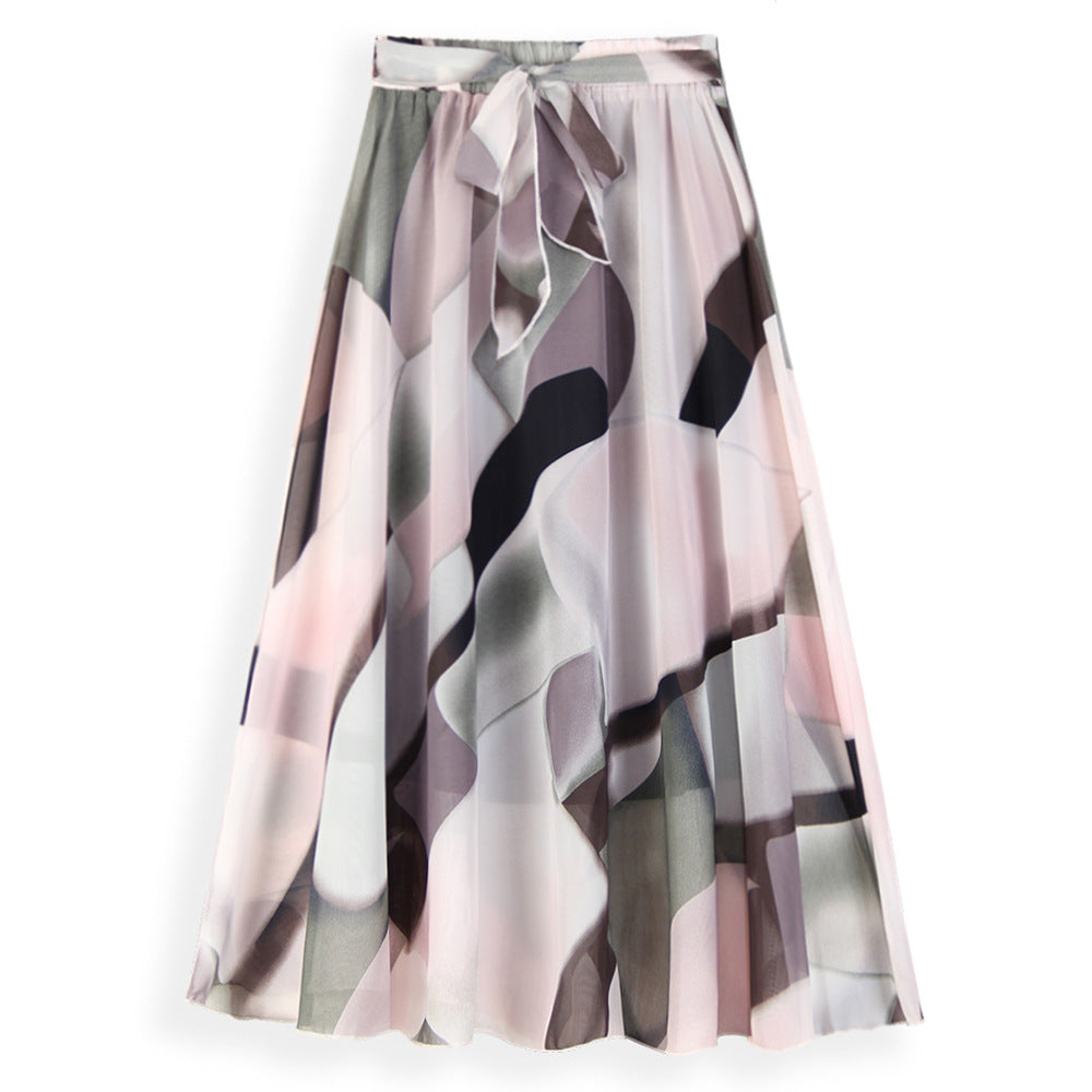 TEEK - Flower Flourish Skirt SKIRT theteekdotcom Pink 180/92A 