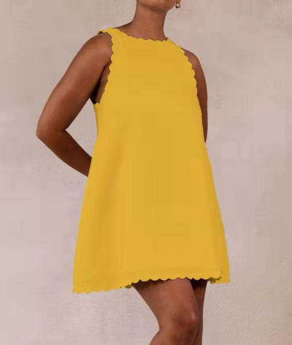 TEEK - Mini Short Summer Dress DRESS theteekdotcom Yellow XL 