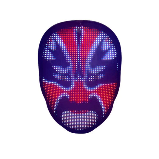 TEEK - LED Luminous Digital Mask COSTUME theteekdotcom Type-C Adult [70 Pattern No APP/Gesture Face]  