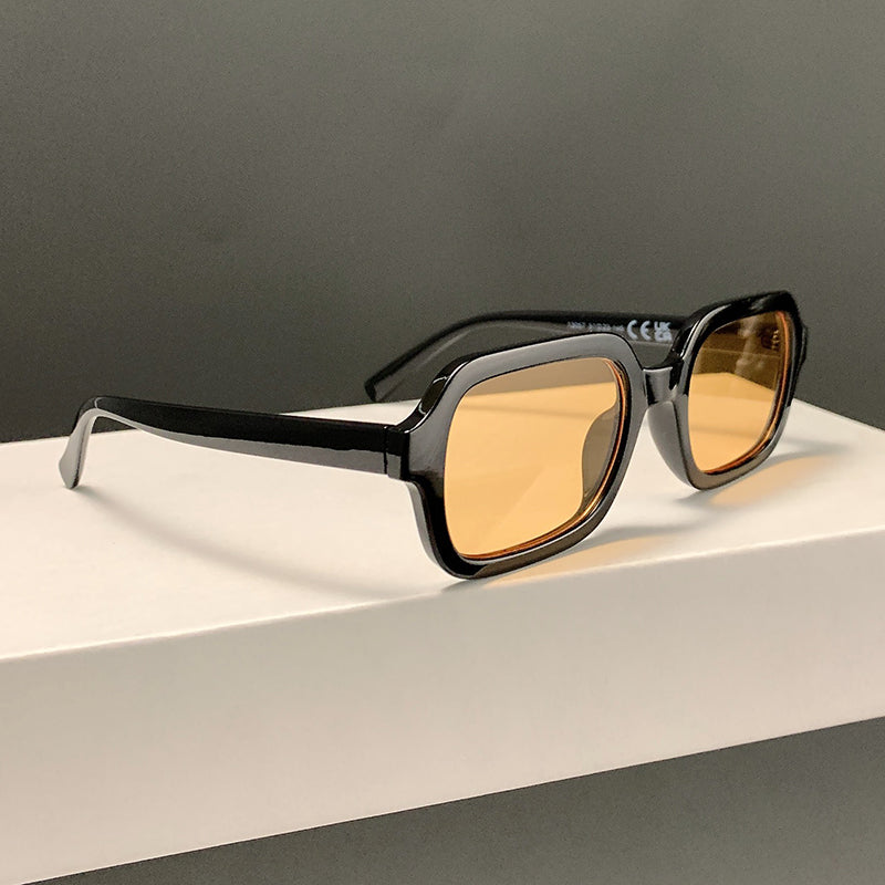 TEEK - Black Frame Distinct Sunglasses EYEGLASSES theteekdotcom Black Frame Tea  