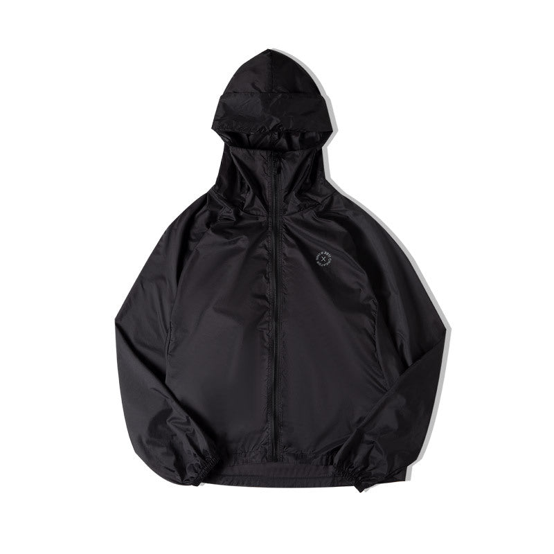 TEEK - Hooded Lightweight Breathable Zip jacket JACKET theteekdotcom Black S 