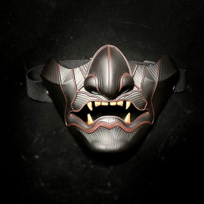 TEEK - Japanese Cosplay Half Face Warrior Mask COSTUME theteekdotcom Island  