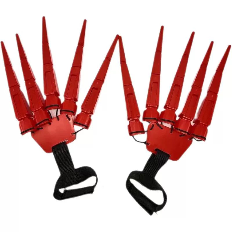 TEEK - Dragon  Movable Joint Hand Claw COSTUME theteekdotcom Red Paws- Both  