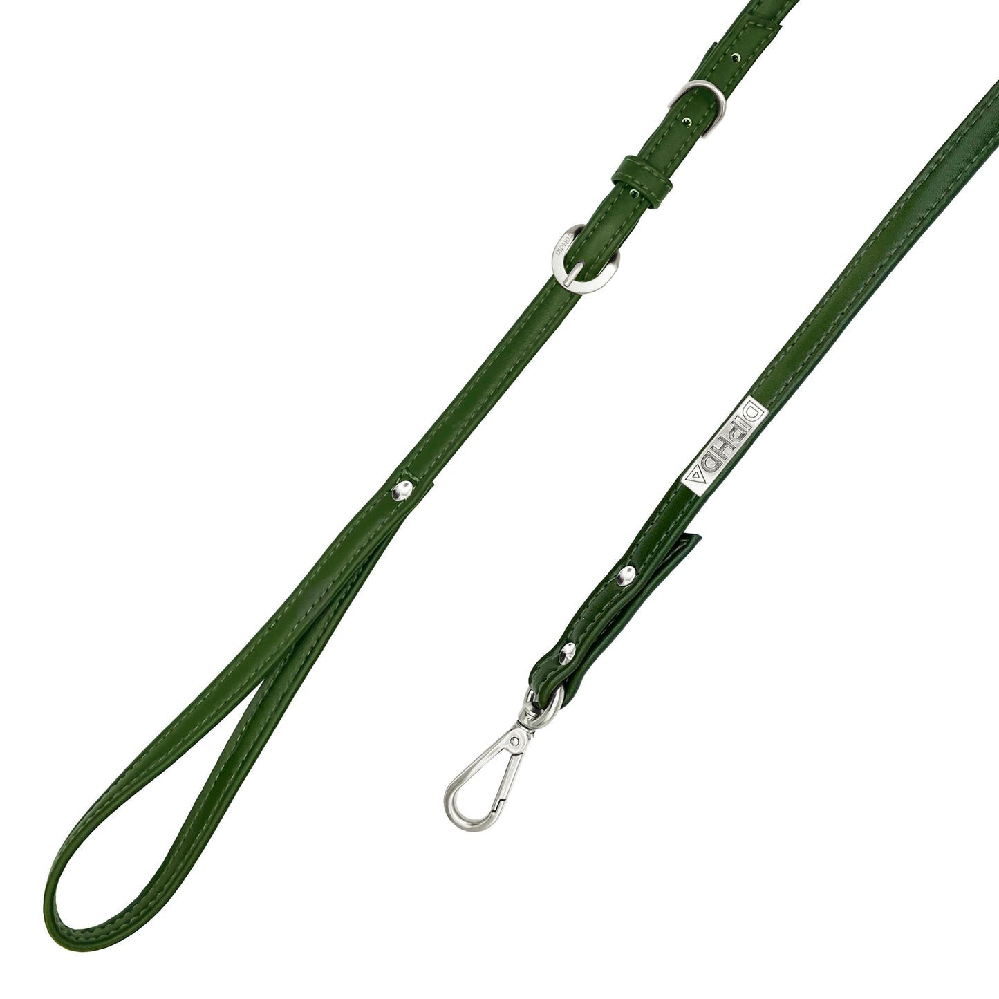 TEEK - Olive Cactus Leash PET SUPPLIES TEEK DIP SMALL Silver Color