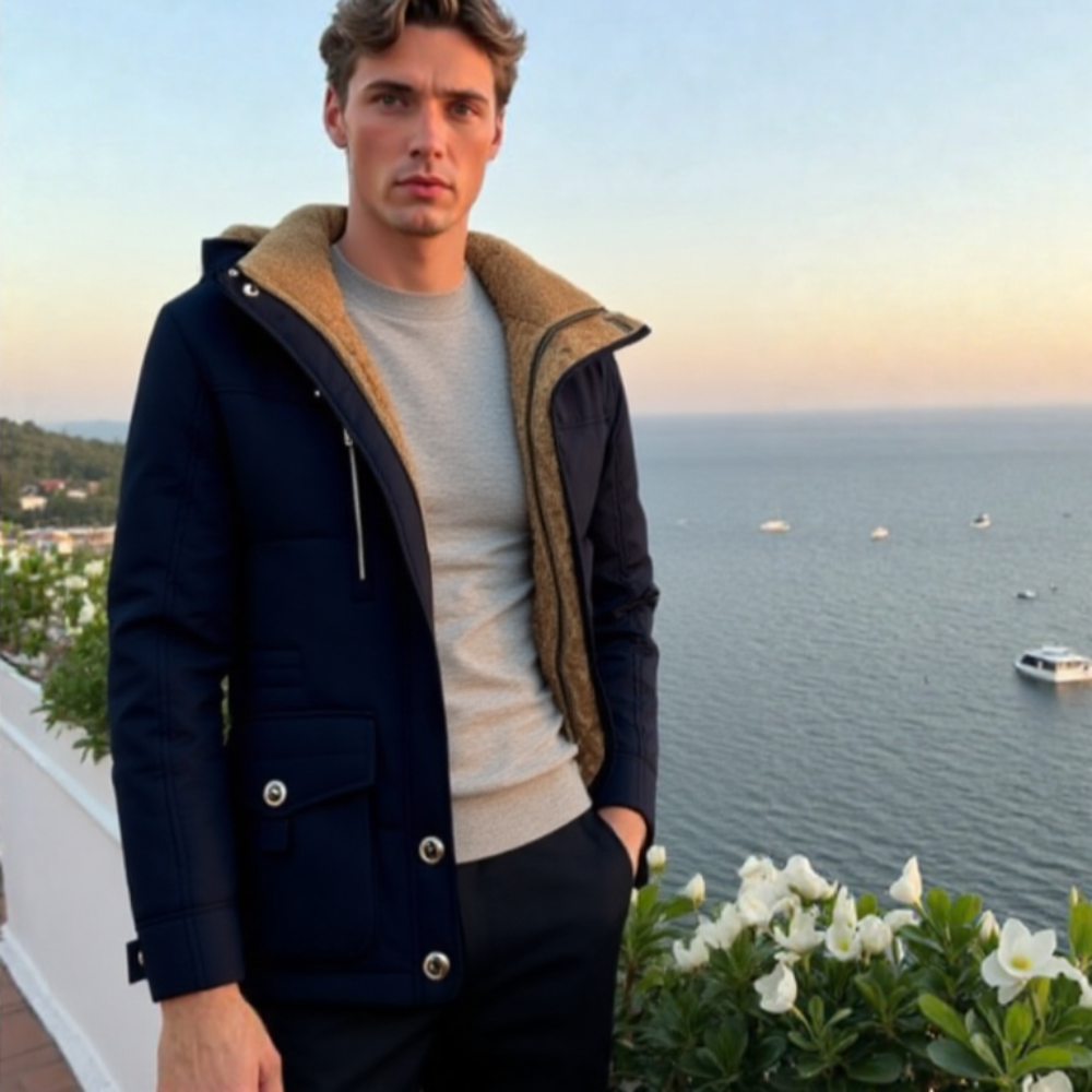 TEEK - Mens Hooded Winter Parka Inner Fleece Coat COAT TEEK 1TFY