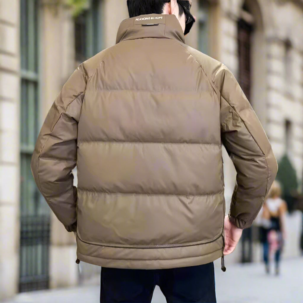 TEEK - Mens High Collar Zipper Puffy Jacket JACKET TEEK 1TFY