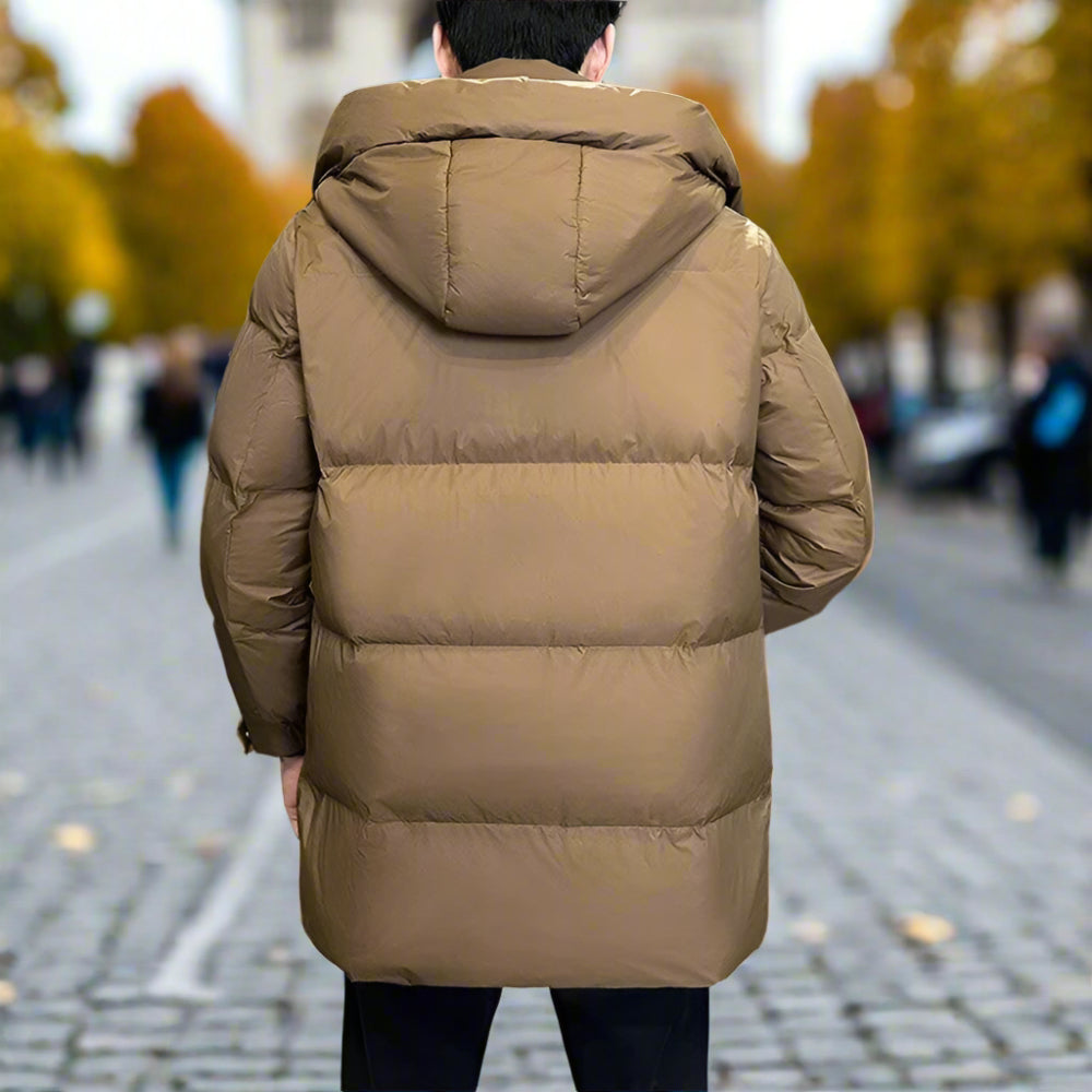 TEEK - Mens Hooded Zipper Puffy Pocketed Coat COAT TEEK 1TFY