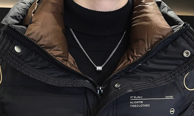 TEEK - Mens Hooded Zipper Puffy Pocketed Coat COAT TEEK 1TFY