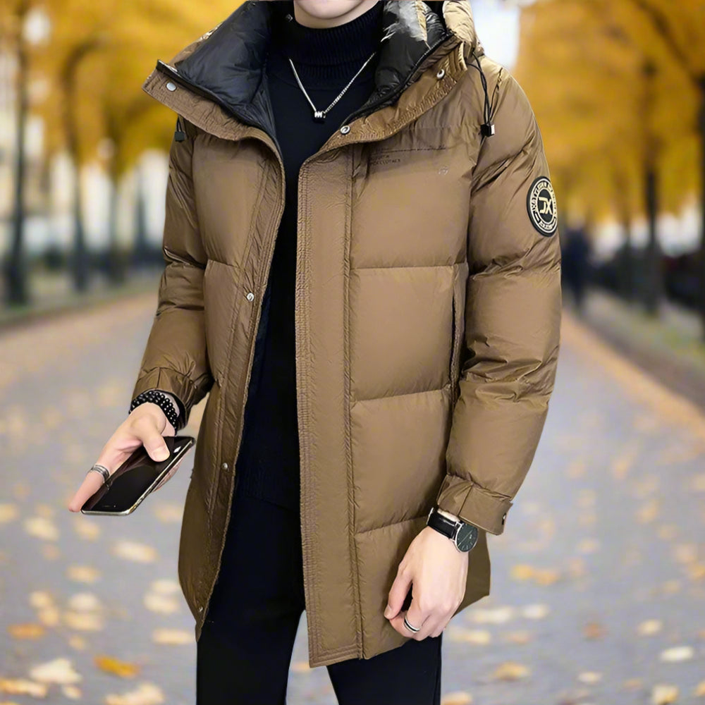 TEEK - Mens Hooded Zipper Puffy Pocketed Coat COAT TEEK 1TFY