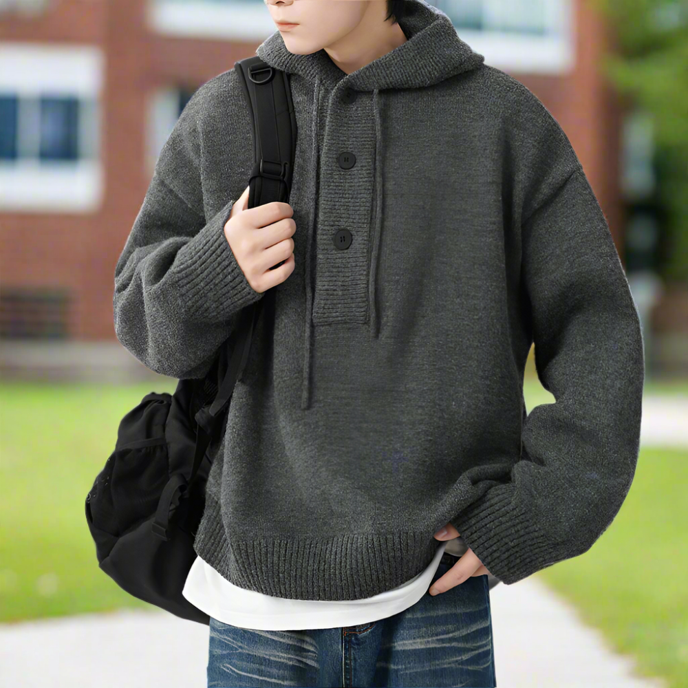 TEEK - Mens Pull Over Sweater Hoodie SWEATER TEEK 1TFY