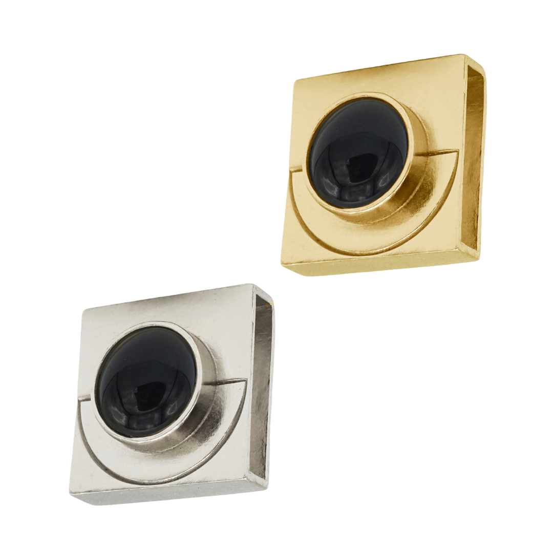 TEEK - Onyx Moon Crystal Charm – Gold or Silver | DIPHDA PET SUPPLIES TEEK DIP