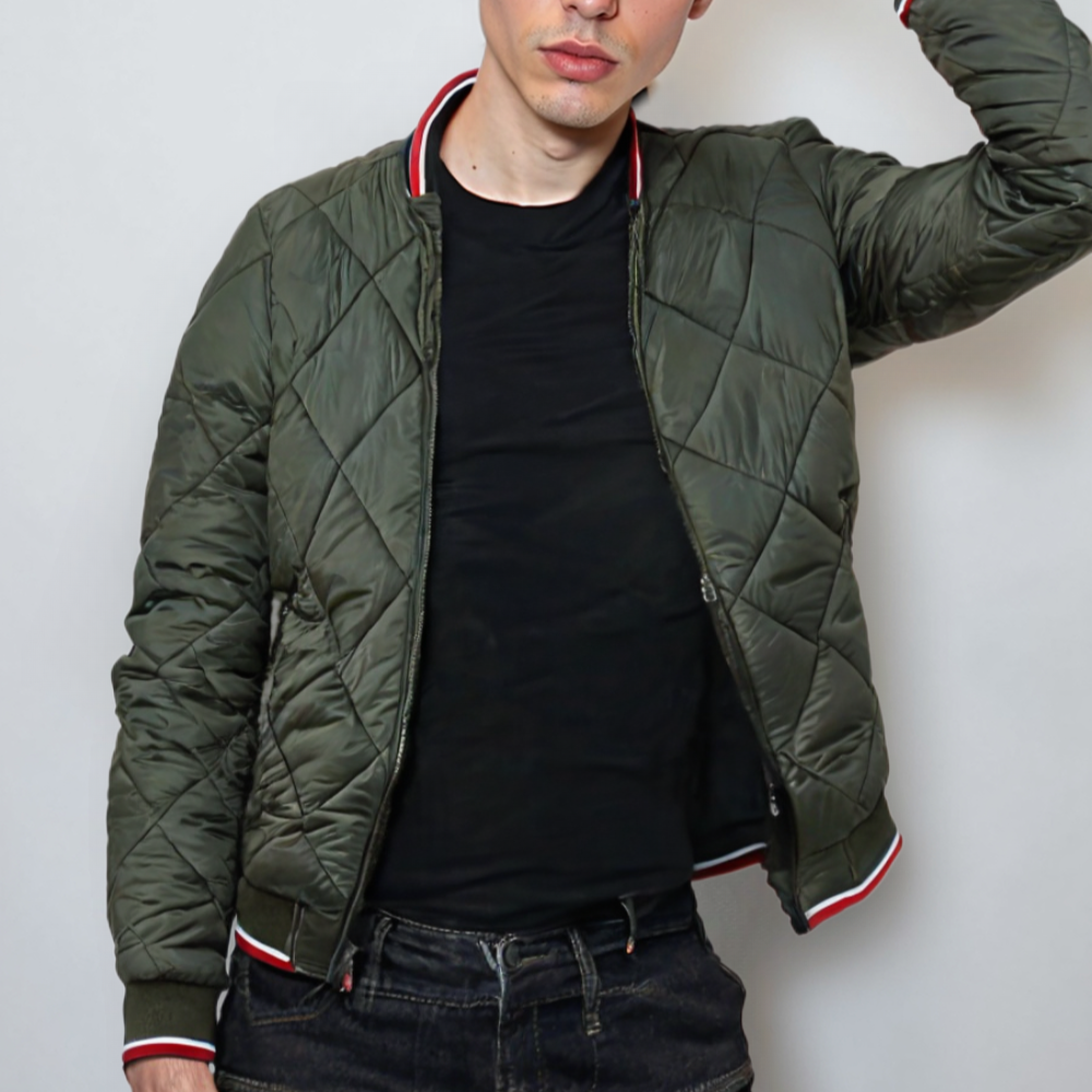 TEEK - Mens Quilted Bomber Jacket JACKET TEEK 1TFY Green S