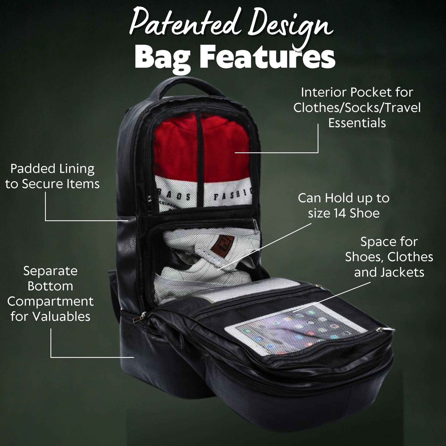 TEEK - Baby Blue Leather Patented Carry-On Backpack (Only 300 Made) BAG TEEK SP