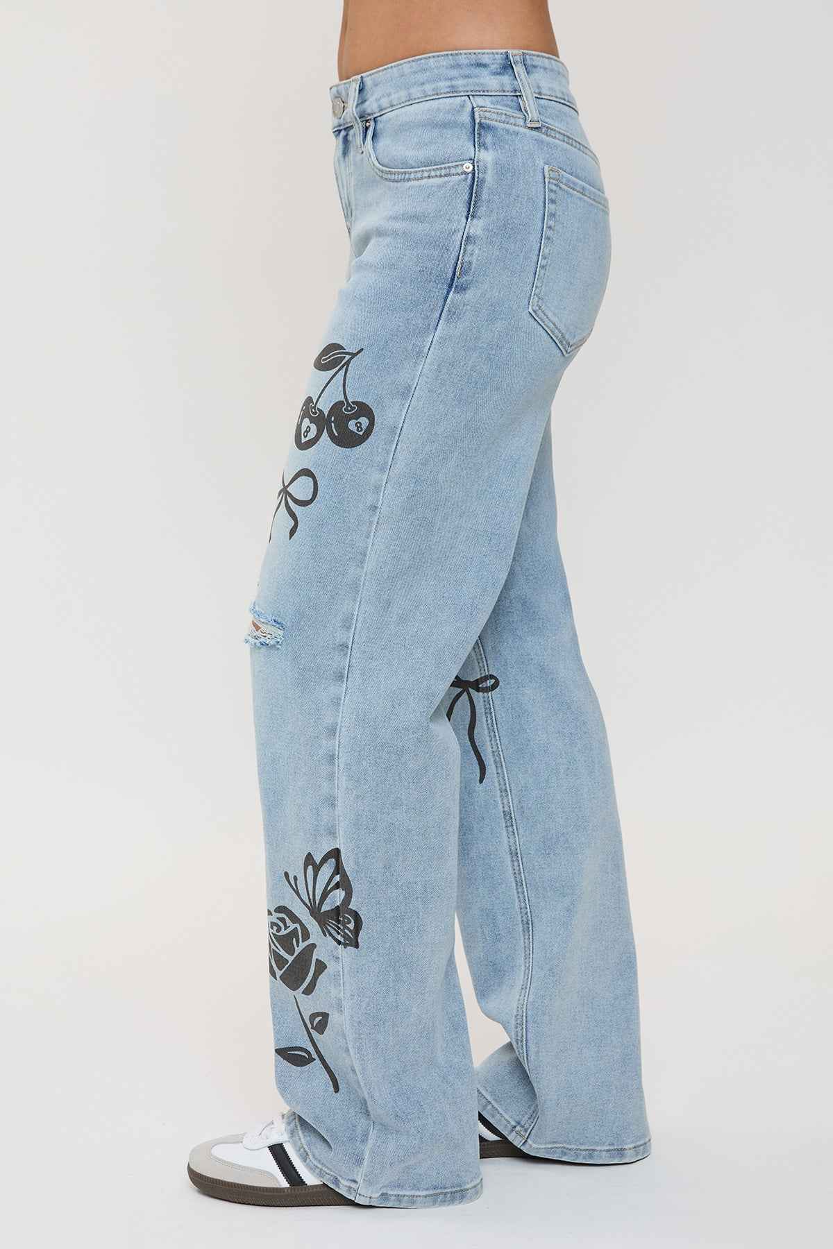 TEEK - Womens Britney Wide Leg Jeans JEANS TEEK YMJ