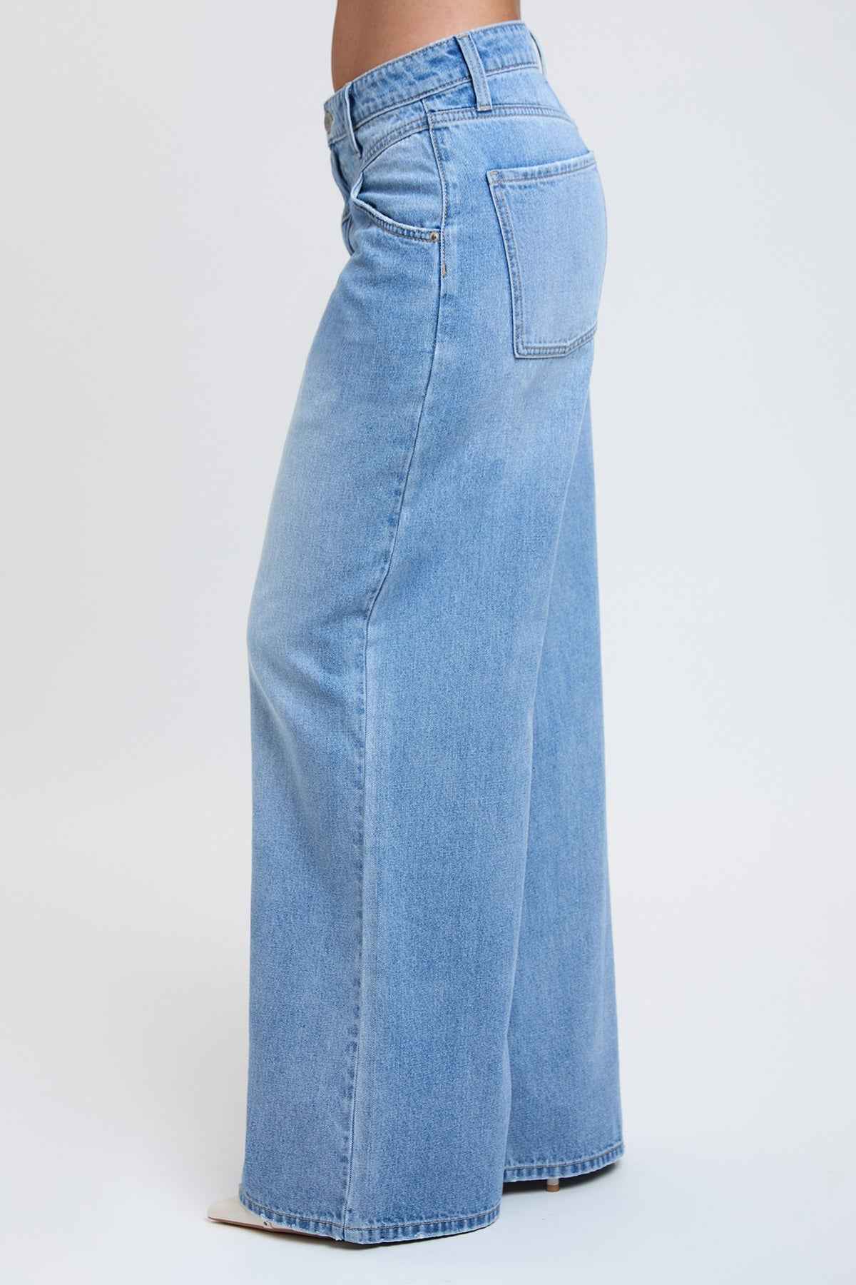 TEEK - Womens Relaxed Extra Baggy Wide Leg Jeans JEANS TEEK YMJ