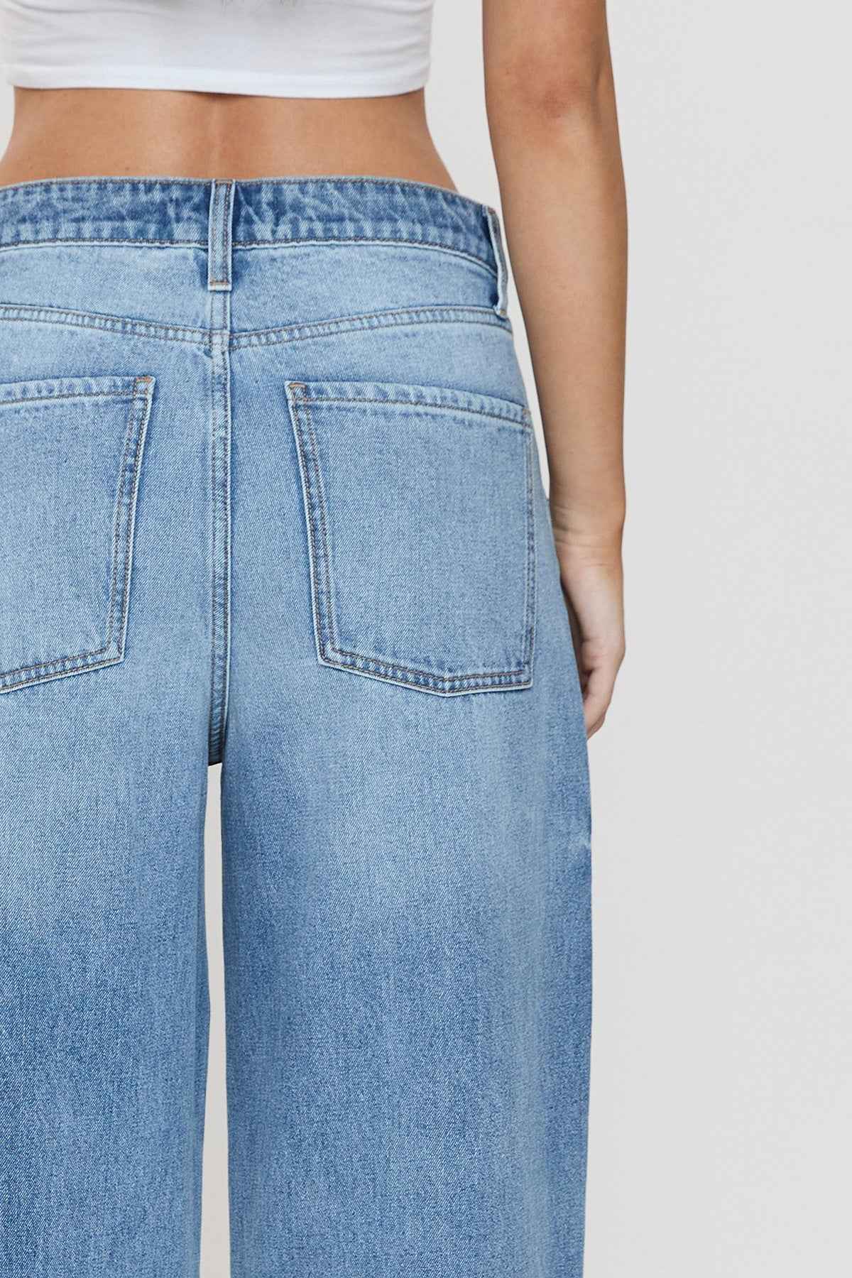 TEEK - Womens Relaxed Extra Baggy Wide Leg Jeans JEANS TEEK YMJ