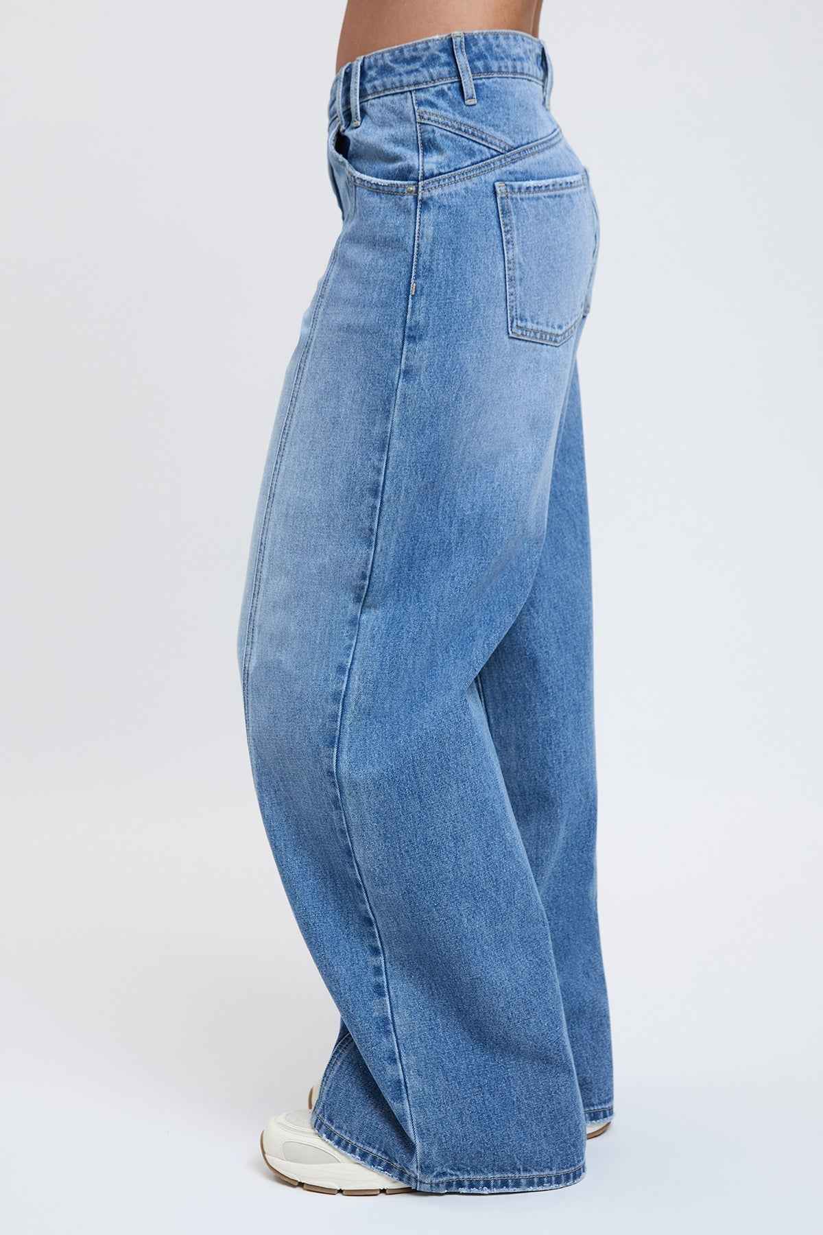 TEEK - Womens Relaxed Extra Baggy Wide Leg Jeans JEANS TEEK YMJ