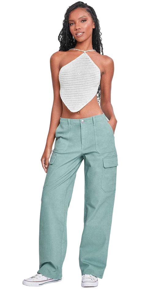 Women’s High Rise Straight  Cargo Pants