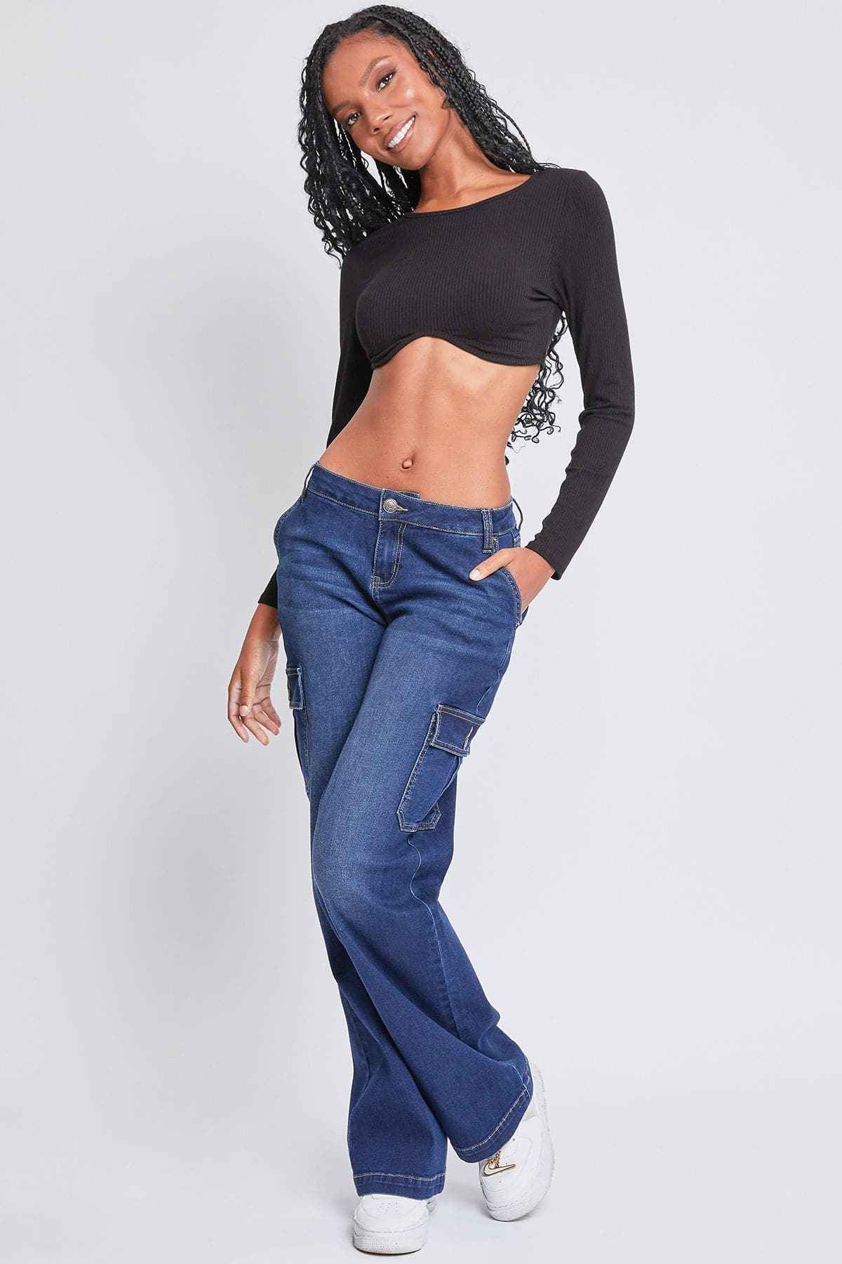 Women's Straight Cargo Skater Jeans