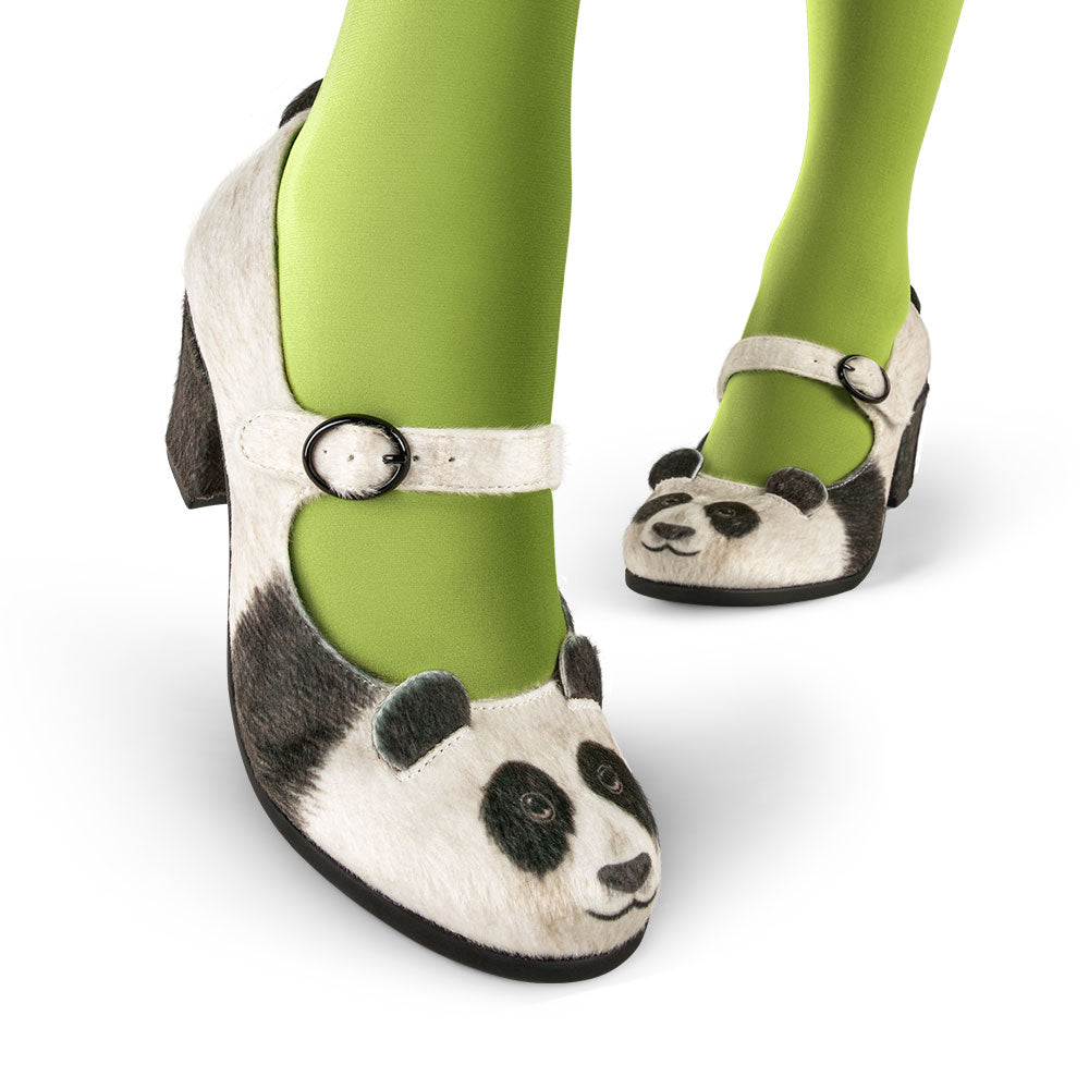 TEEK - Chocolaticas® Mid Heels Panda Mary Jane Pumps SHOES TEEK HCD